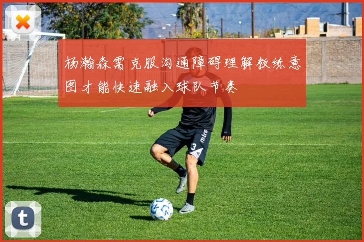 杨瀚森需克服沟通障碍理解教练意图才能快速融入球队节奏